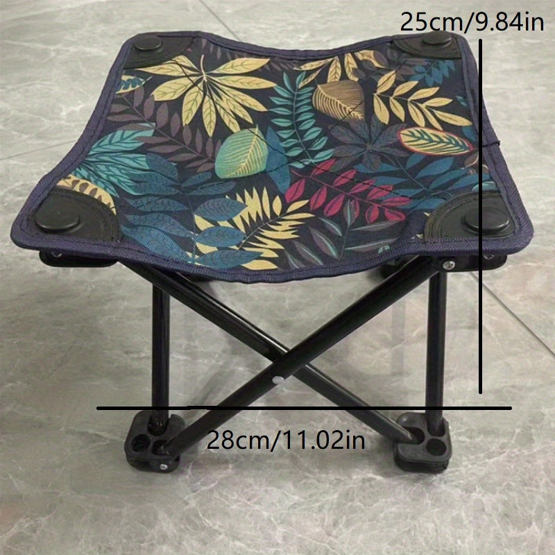 Floral Folding Chair for Outdoor Fun