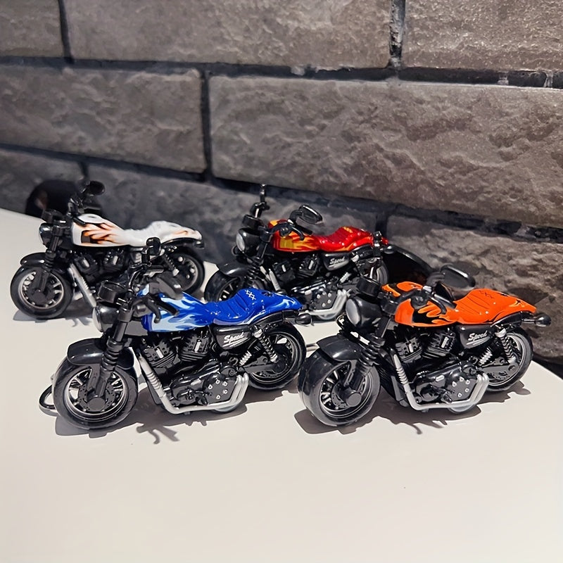Hip Hop Motorcycle Doll Keychain For Men