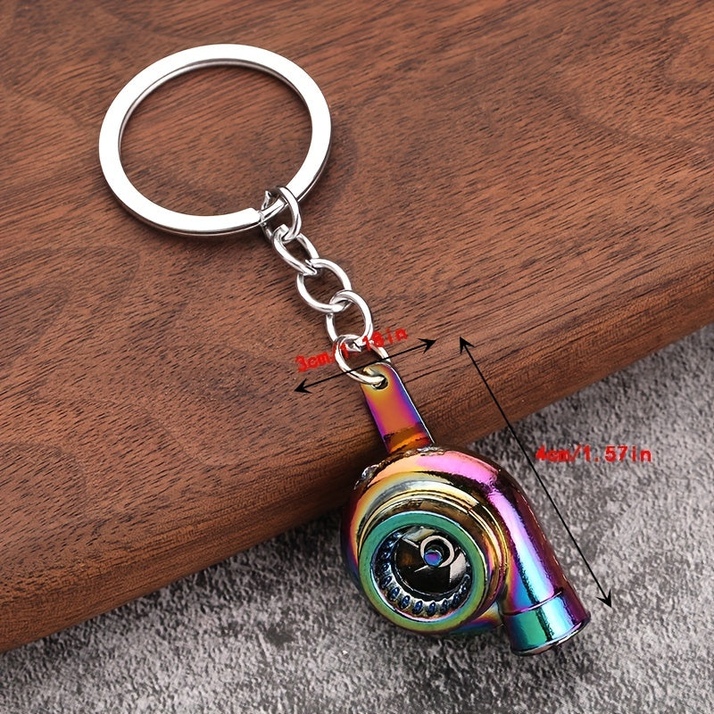 Turbocharger Pendant Keychain Metal Key Chain