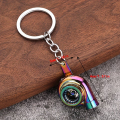 Turbocharger Pendant Keychain Metal Key Chain