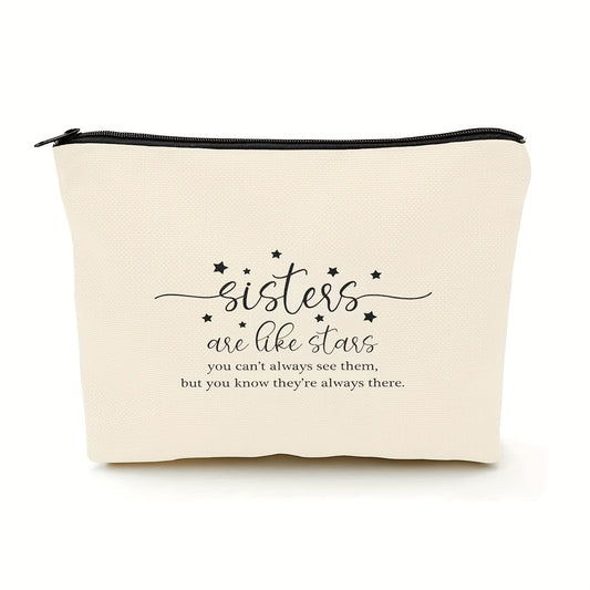 Sisters Like Stars Makeup Bag - Sister Birthday Gift
