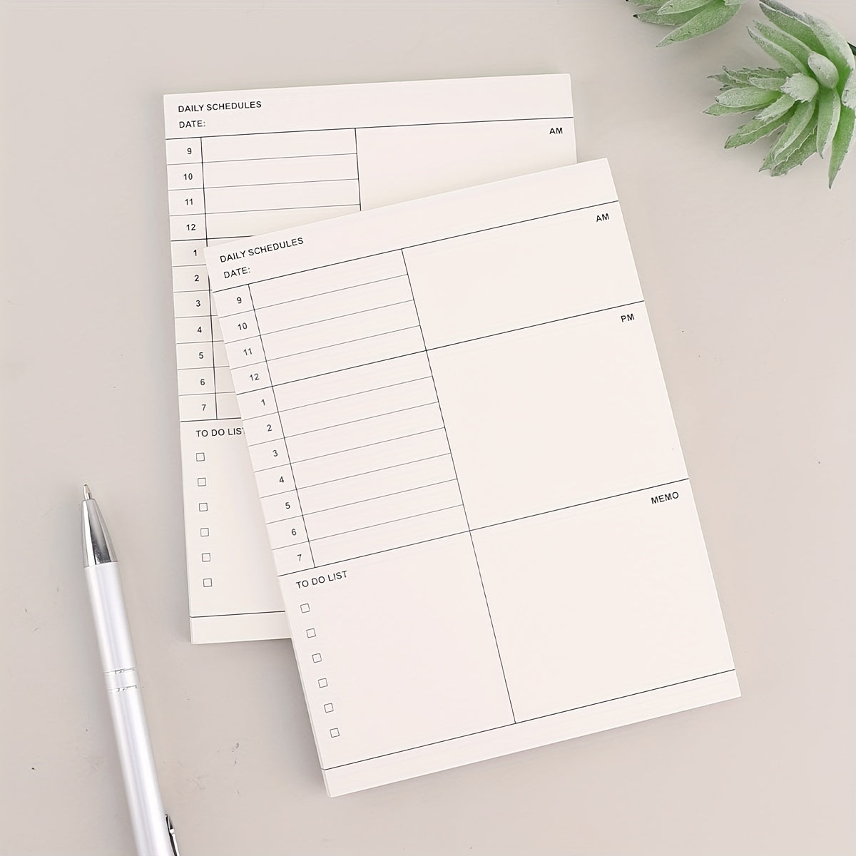 1pc Business Schedule Planner Tear-Off Notebook Monthly Plan To-Do List