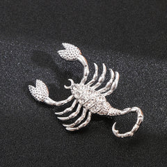 Scorpion Brooch Alloy Inlaid Diamond Pin Clothing Accessories