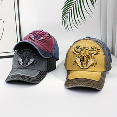 Spring Summer Washed Retro Baseball Cap Street All-Match Peaked Cap
