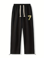 Men's Casual Loose Drawstring Trousers - Spring Autumn Long Pants