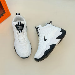 Women's Chunky Sport Shoes Breathable Lace Up Sneakers