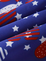 Star & Heart Print Yoga Leggings High Waist Athletic Sports Tight Pants