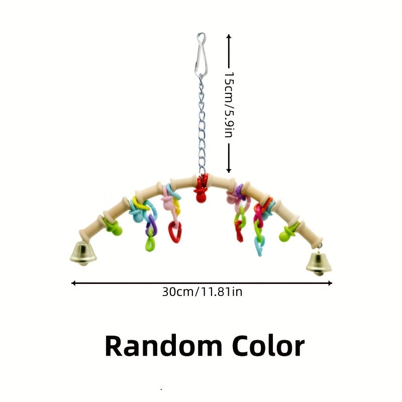 Colorful Bamboo Style Parrot Chew Toy