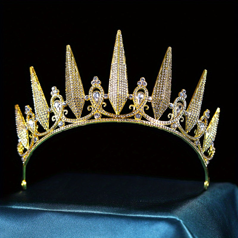 Bridal Rhinestone Crown Head Jewelry Wedding Alloy Headband