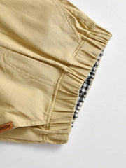 Kids Solid Elastic Waist Casual Pants