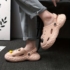 Women's Cartoon Pattern Slides Soft Beach Shoes