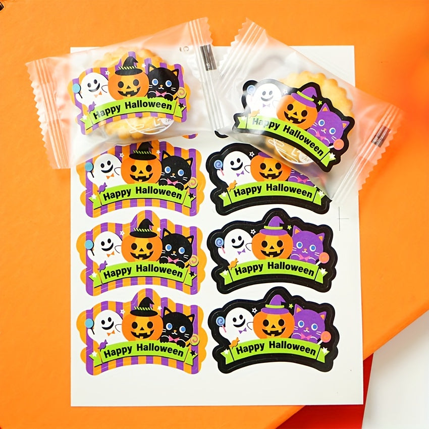 Halloween Pumpkin Stickers 40pcs - Party Decoration