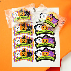 Halloween Pumpkin Stickers 40pcs - Party Decoration