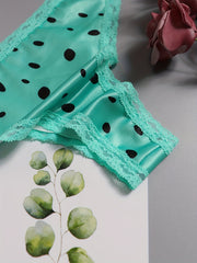 3 Pack Plus Size Lace & Leopard Heart Panty Set