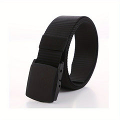 Metal Buckle Nylon Belt for Outdoor Sports Men