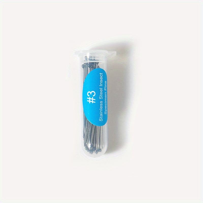 100pcs Plastic Tip Stainless Steel Specimen Needle