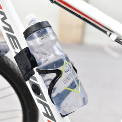 710ml Transparent Squeezed Water Bottle Leakproof Outdoor Cycling Sports