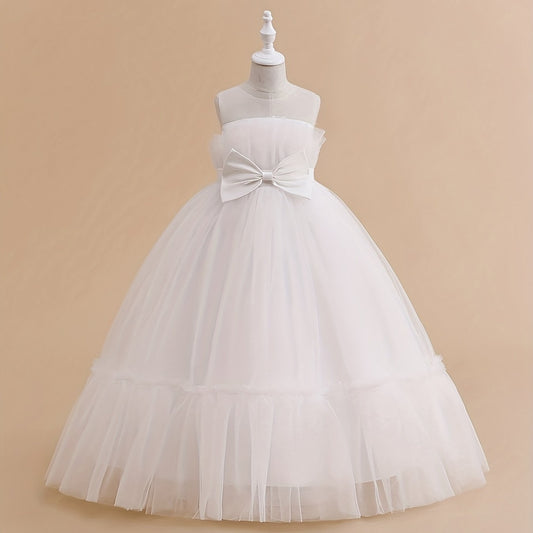 Flower Girl Evening Dress Long Princess Birthday Party Dress