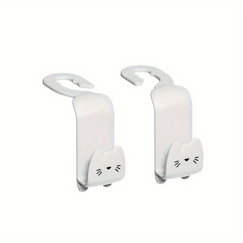 2pcs Creative Car Hooks Hidden Car Interior Accessories