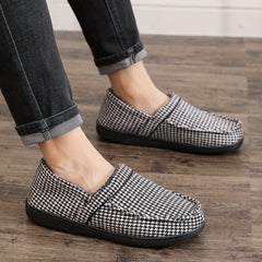 Men's Cozy Anti-Skid House Slippers with Fuzzy Lining