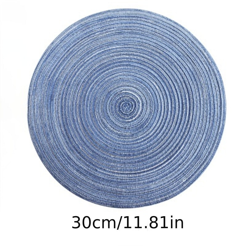 6pcs Heat Resistant Ramie Woven Coasters Set of 6 Decorative Kitchen Supplies