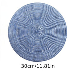 6pcs Heat Resistant Ramie Woven Coasters Set of 6 Decorative Kitchen Supplies