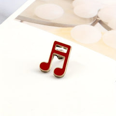 Music Note Brooch Stylish Pin for Clothing and Bags