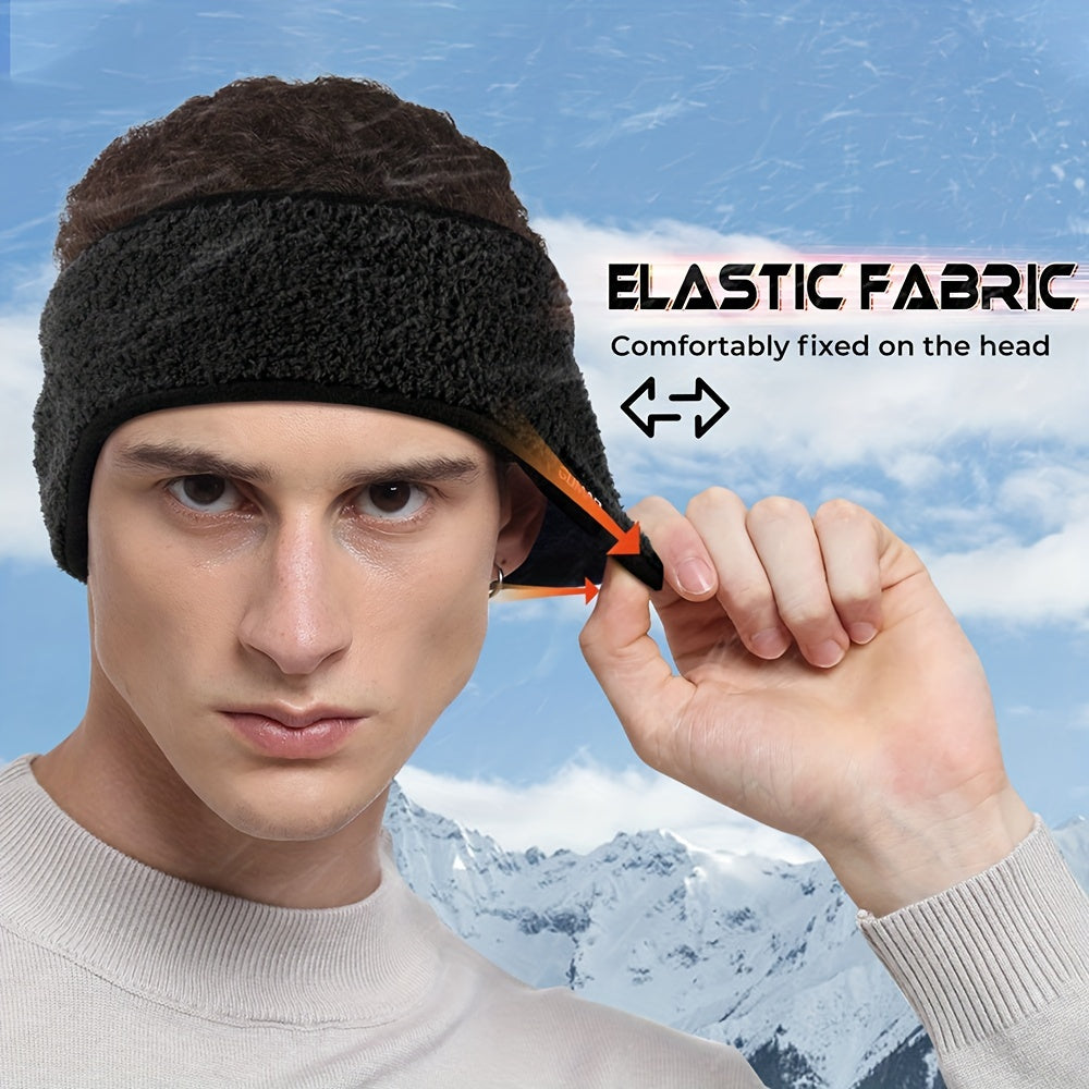 MVPTOO Winter Fleece Ear Warm Headband for Sports Yoga Gym