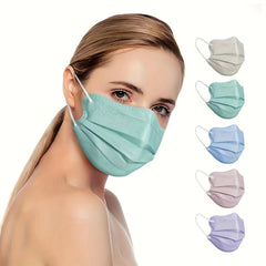 50pcs Butterfly Disposable Face Masks 3-Layer Protection Individual Packaging