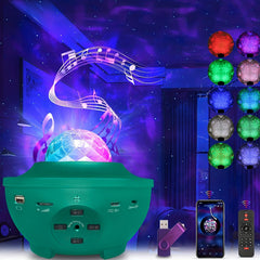 Starlight Projector 3-In-1 Night Light with Music Speaker & Remote