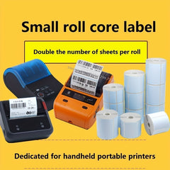 Heat Sensitive Adhesive Label Paper Small Roll Core Portable Handheld Printer