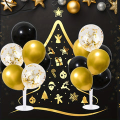 122pcs Confetti Balloon Set With Stand Balloons & Pump Party Supplies