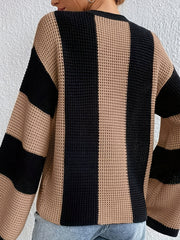 Colorblock Round Neck Jumper