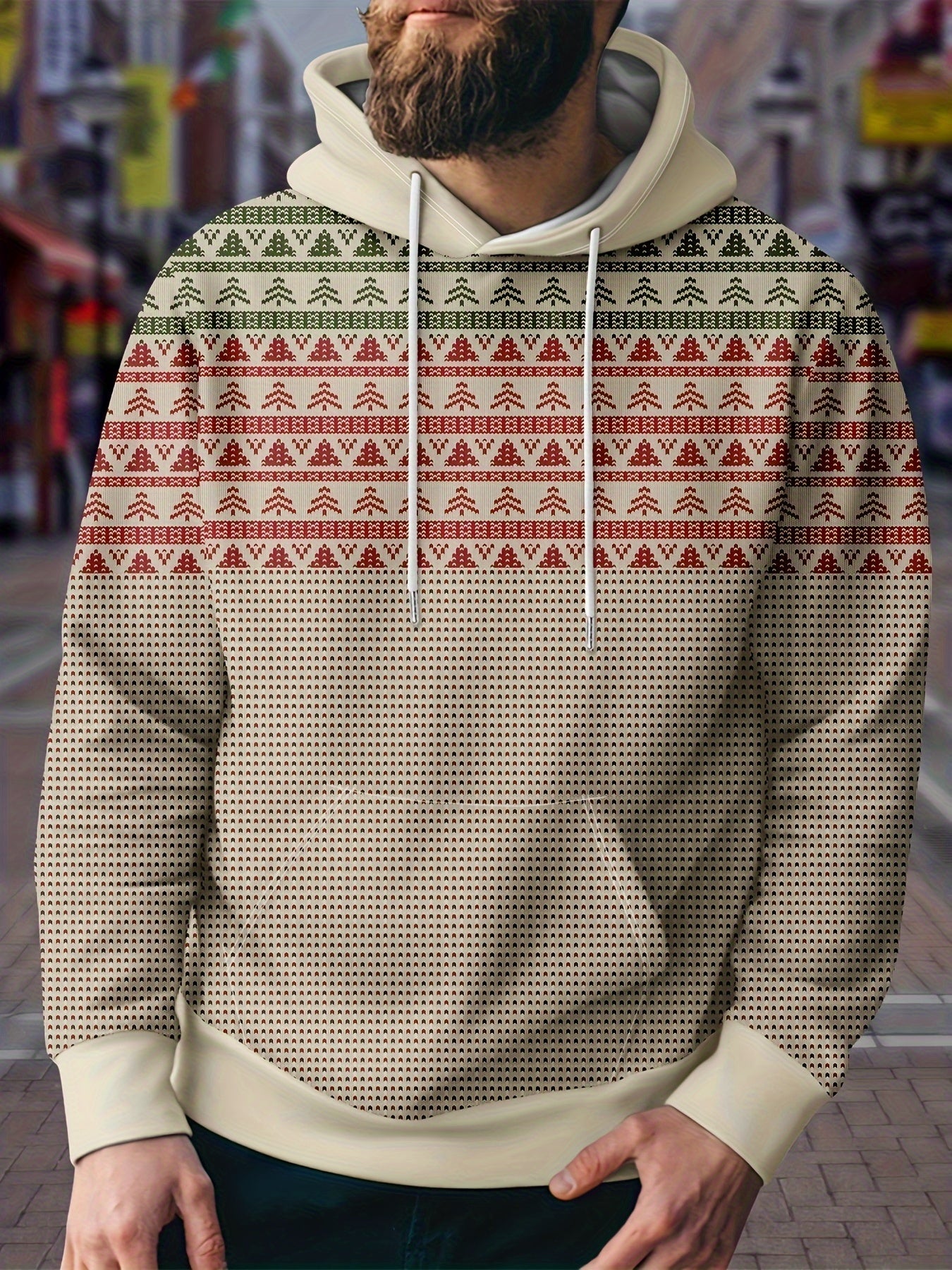 Mexico Rooster Print Hoodie Mens Graphic Pullover Autumn Winter