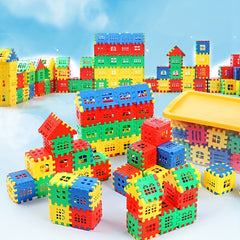 Large Block House Assembly Educational Toys Halloween