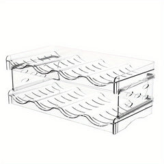 Clear Water Bottle Organizer Stackable Holder Cup Organizer