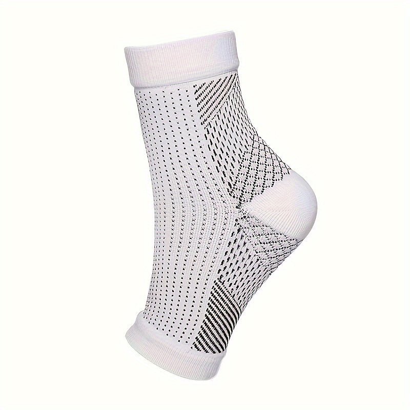 3 Pairs Toeless Compression Socks Nylon Blend Ankle Sleeves