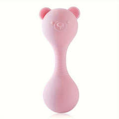 Colorful Silicone Kids Sand Hammer Soft Grip Rattle Toy