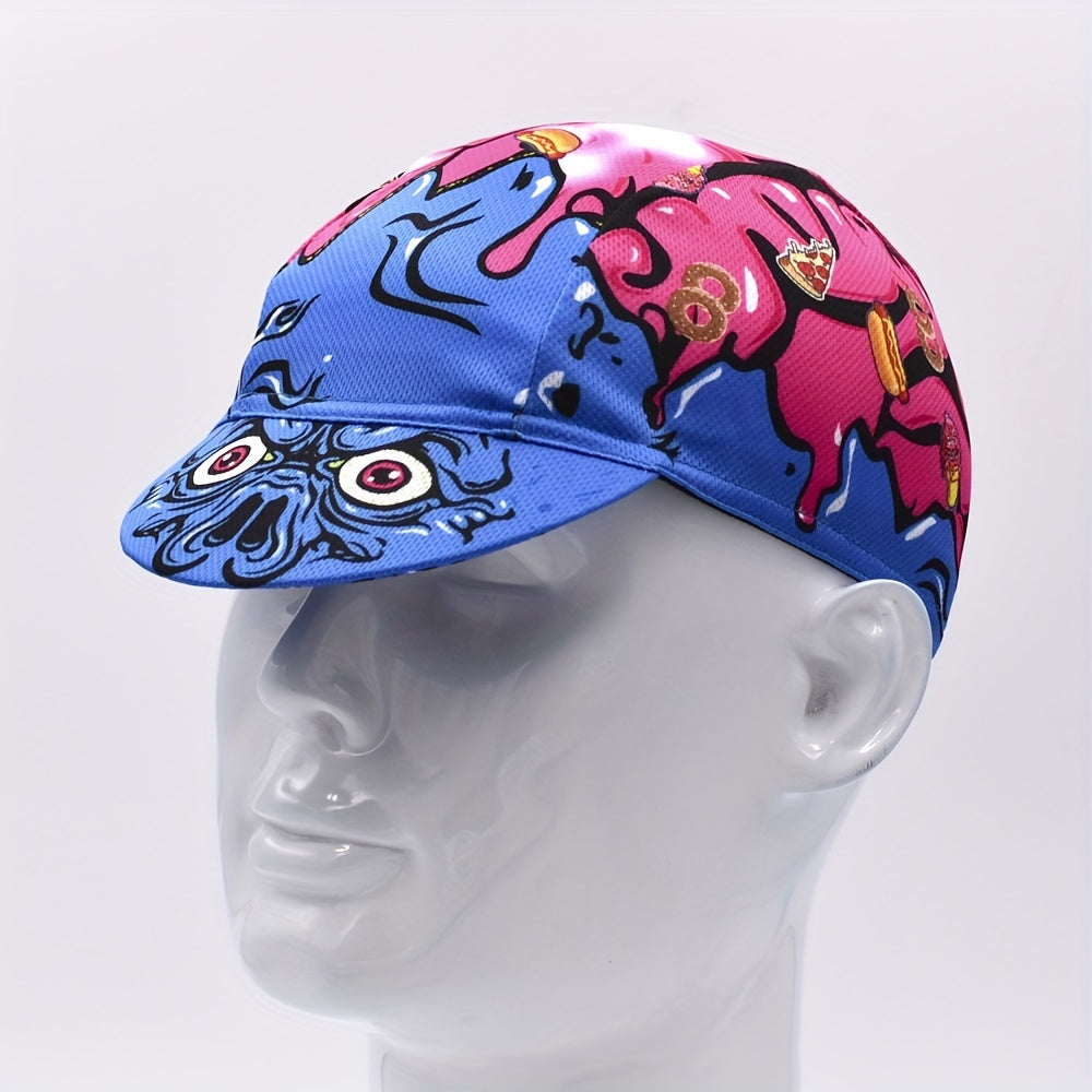 Retro Skull Hat Cycling Cap Breathable Quick Dry Bike Riding Cap