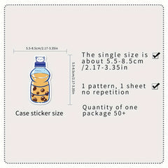 52pcs Cartoon Graffiti Stickers DIY Decoration Waterproof Stickers