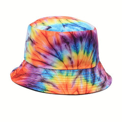 Print Double Sided Fisherman Hat For Men And Women Casual Sun Hat