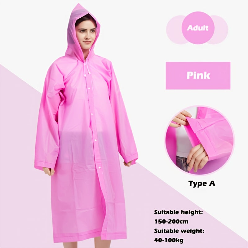 Stylish Waterproof Raincoat with Adjustable Hood - Ultimate Protection
