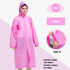 Stylish Waterproof Raincoat with Adjustable Hood - Ultimate Protection