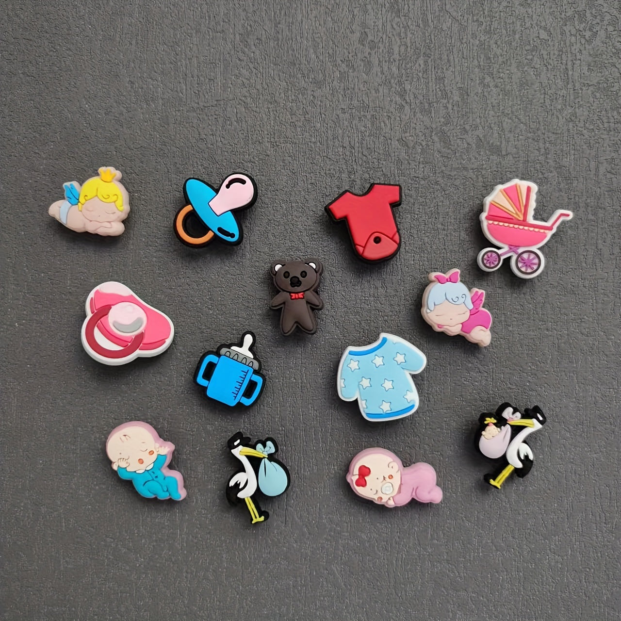 Cartoon Silicone Bag Decor 11 Pcs Beach Travel Accessories