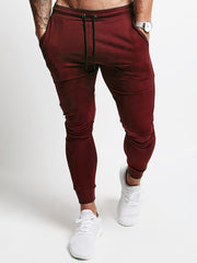 Men's Slim Fit Drawstring Sports Casual Pants