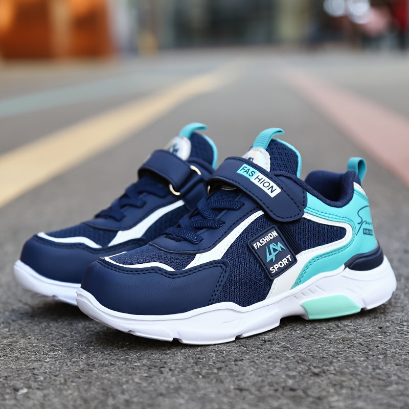 Boy's Chunky Colour Block Shoes Non Slip Soft Sole Sneakers