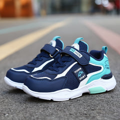 Boy's Chunky Colour Block Shoes Non Slip Soft Sole Sneakers