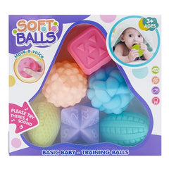 Soft Rubber Hand Grabbing Ball for Tactile Perception