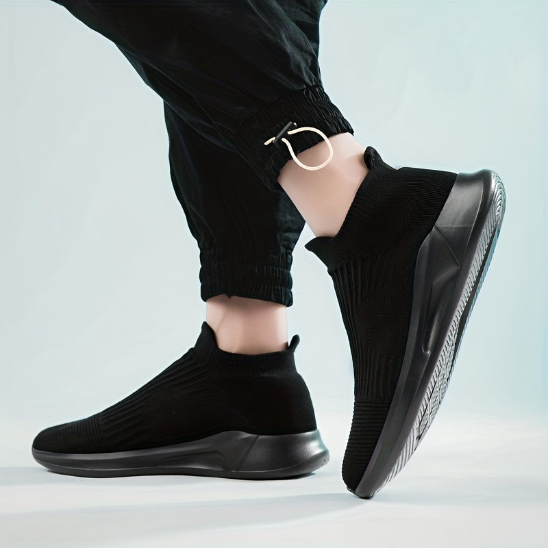 Unisex Knitted Slip On Casual Shoes Lightweight Sock Shoes
