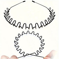 Durable Metal Hairband Non Slip Headband for Gym Running Outdoor Activities